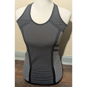Athleta Black & Grey Seamless Athletic Tank Top - Size S - Ready to Perform!